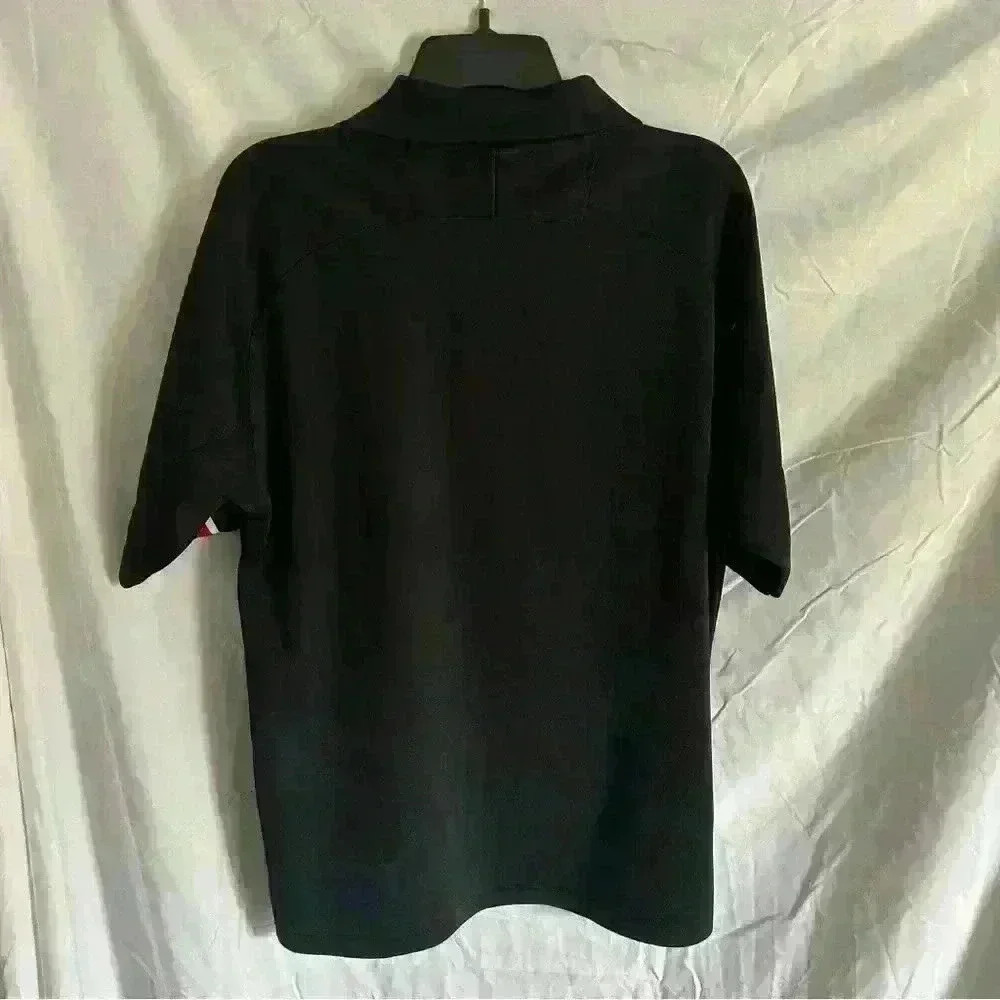 NCAA The Ohio State University black red and white Polo Shirt size M - Picture 4 of 4